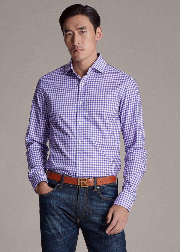 Camisa Ralph Lauren Gingham Twill Homem 31468-FQBG